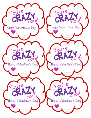 Valentine's Day Crazy Straw Label - Image 2