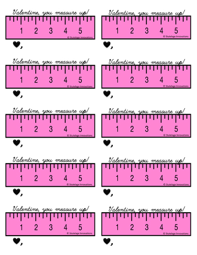 Valentine's Day Measure Up Tag - Image 2
