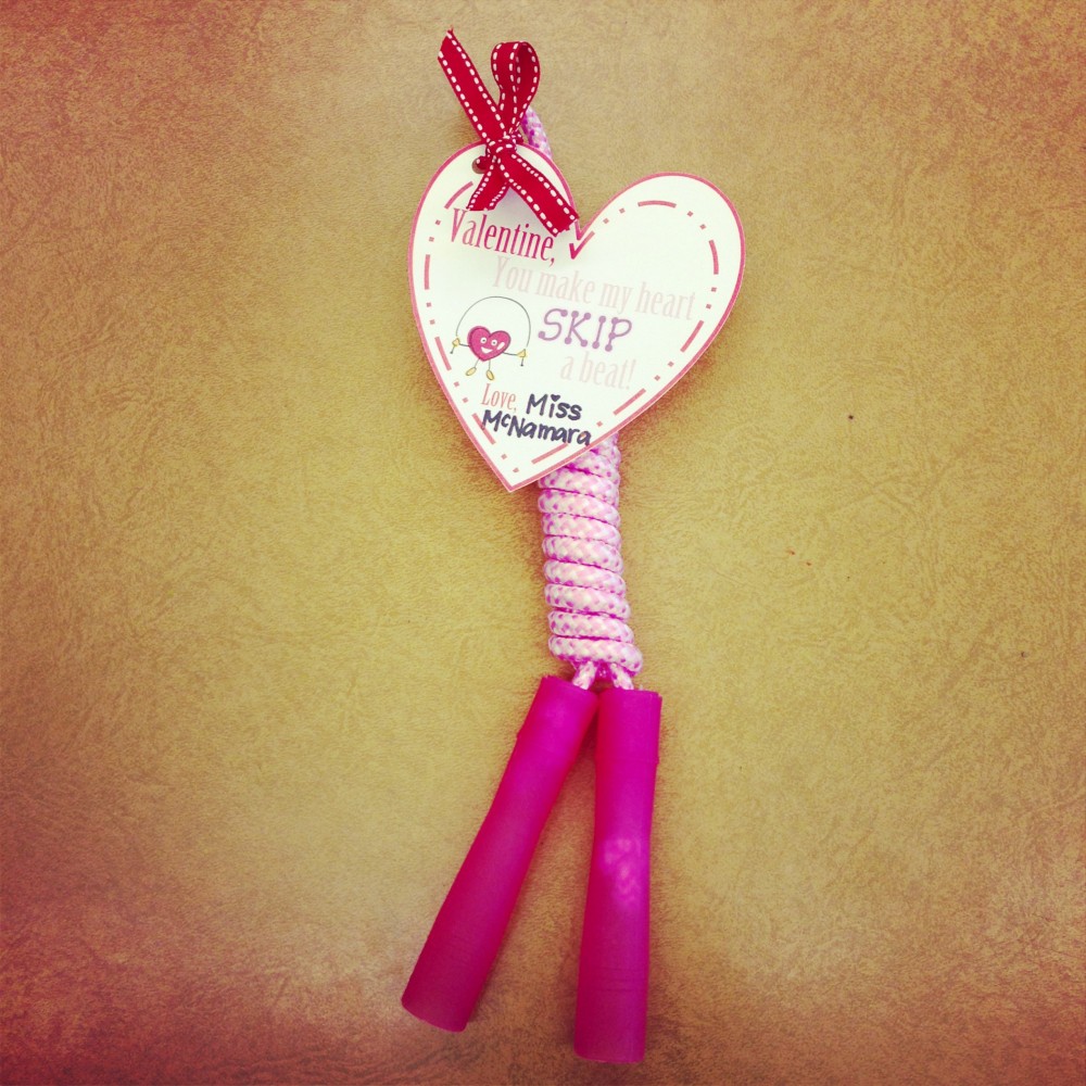 Valentine's Day Jump Rope Tag