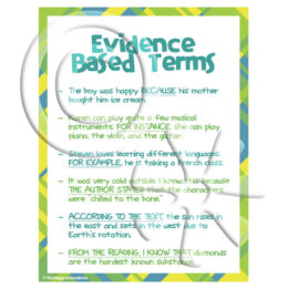Evidence Based Terms 8.5" x 11"