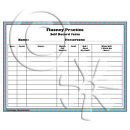 Fluency - Self Record Form
