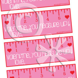 Valentine's Day Measure Up Tag #2
