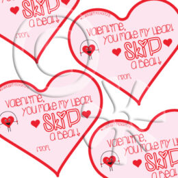 Valentine's Day Jump Rope Tag #2