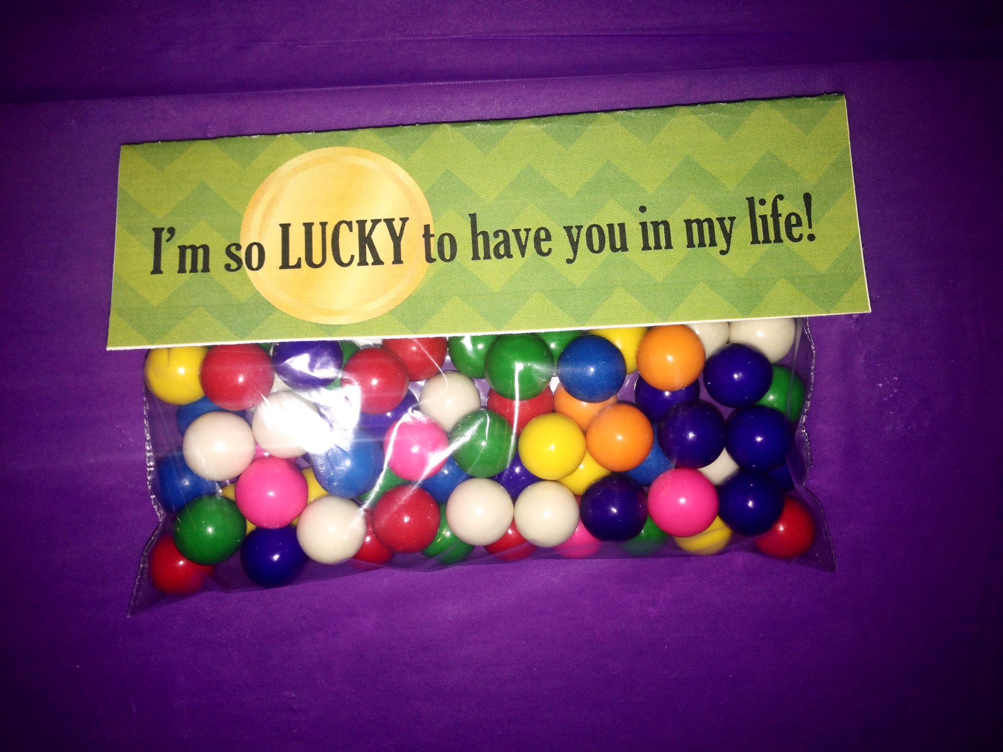 St. Patrick's Day: I'm So Lucky To Have You In My Life Sandwich Bag Labels