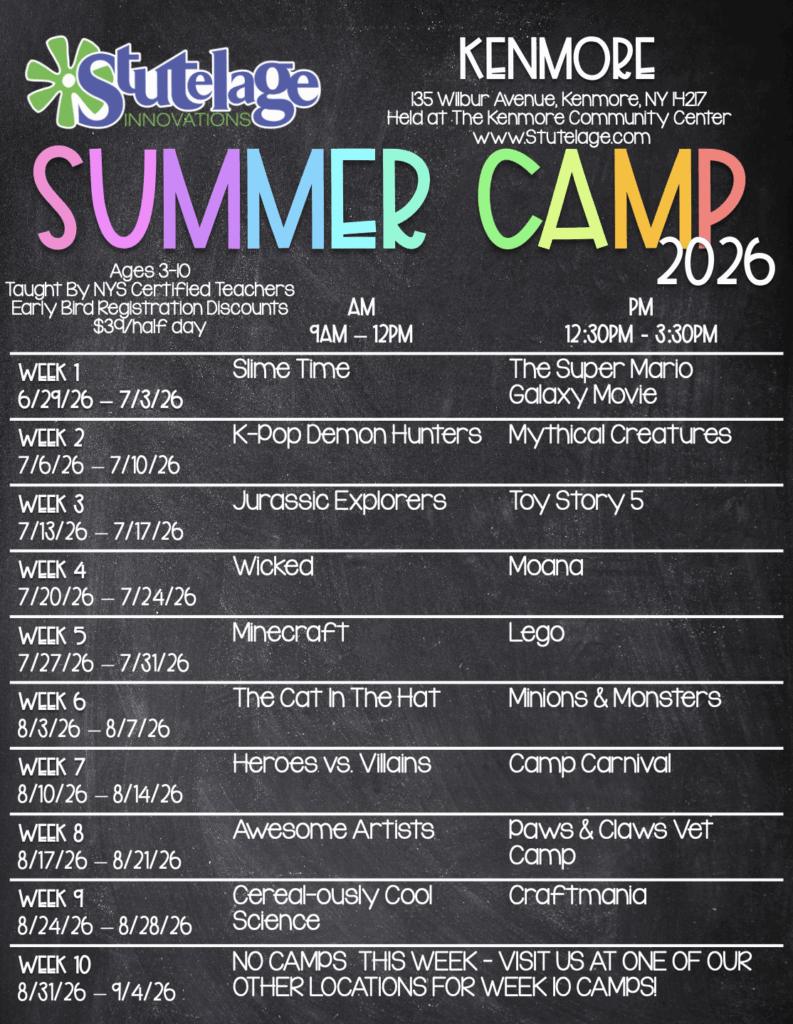 Stutelage Kenmore Summer Camp 2026