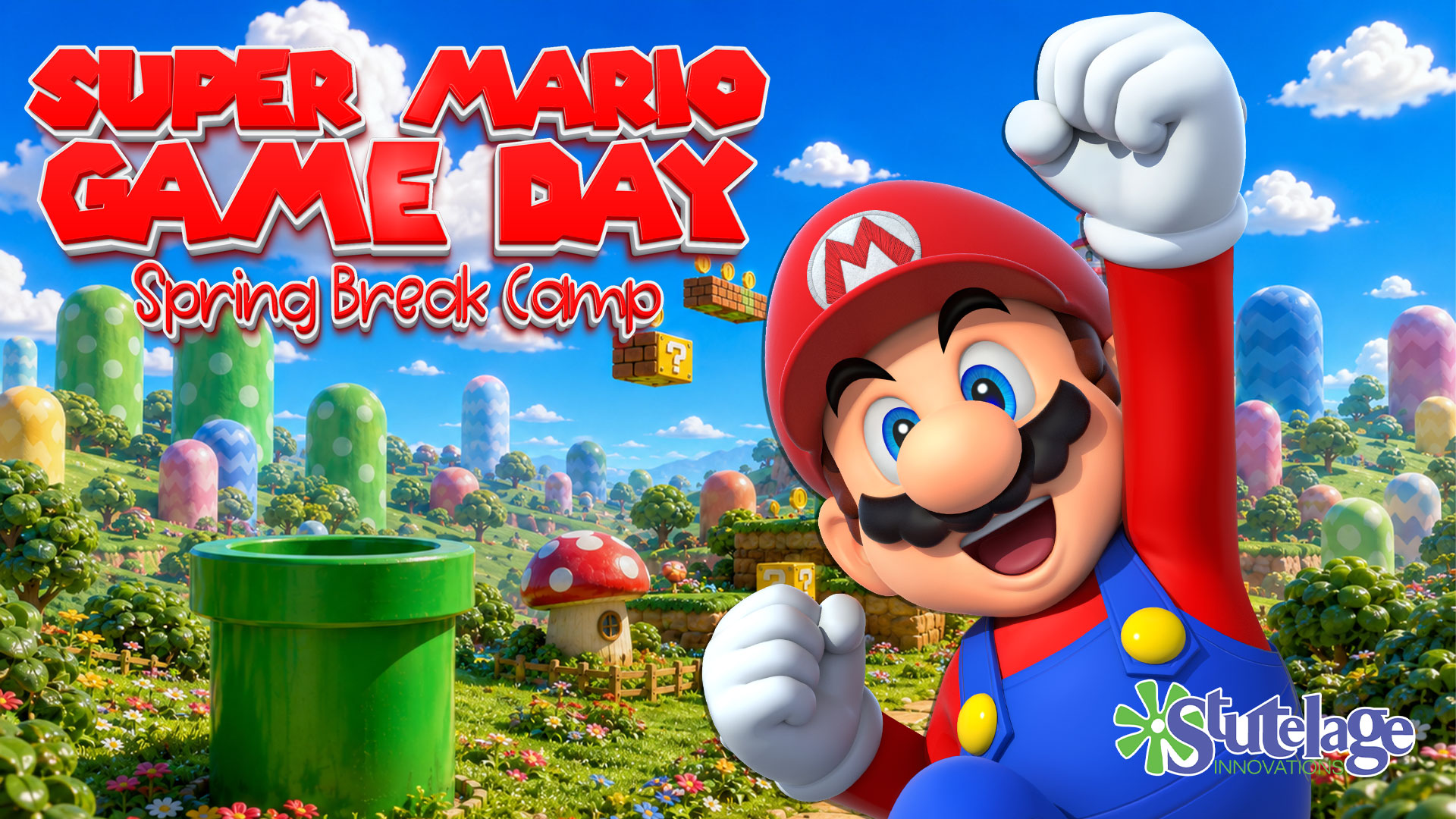 PM - Super Mario Game Day Spring Break Camp - LANCASTER