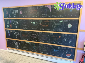 Stutelage Schedule Board